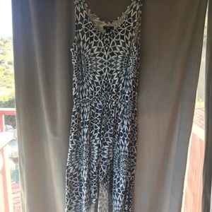 Pretty blue Gap factory tulip hem hi-lo dress